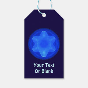 Bluestar Fractal Presentetikett