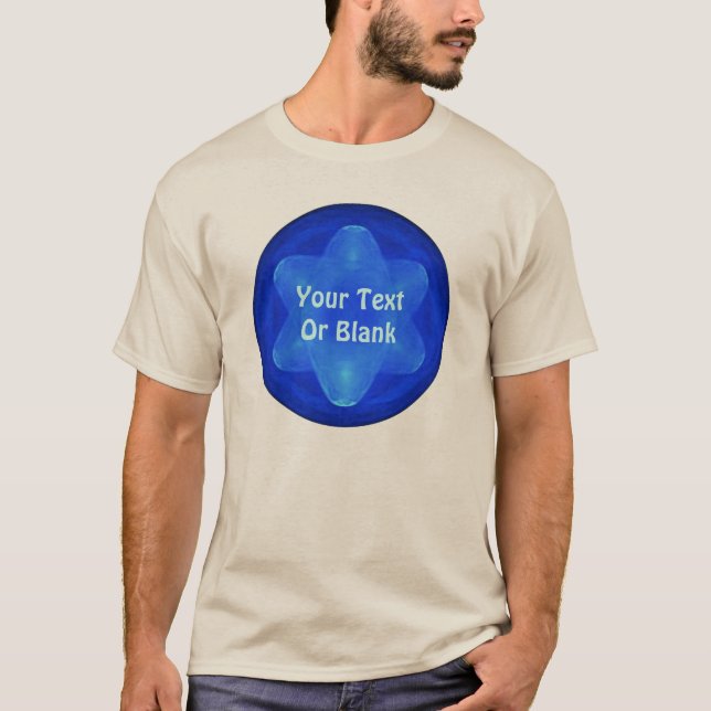 Bluestar Fractal T-shirt (Framsida)