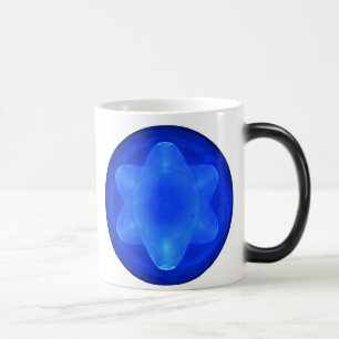 Bluestar on White Magisk Mugg