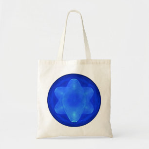 Bluestar on White Tygkasse