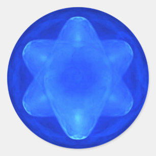 Bluestar Runt Klistermärke