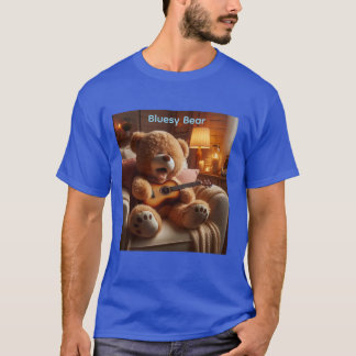 Bluesy Bear  T Shirt