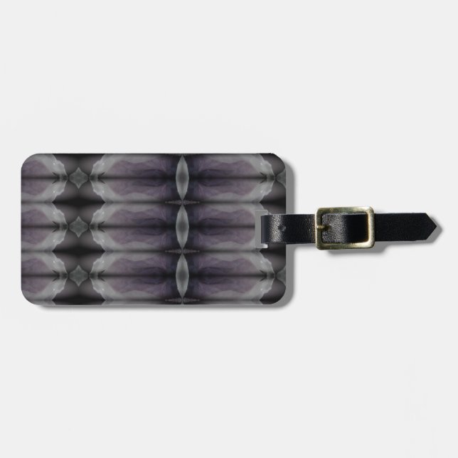 Bluesy Ikat Fog Bagagebricka (Horisontell Framsida)