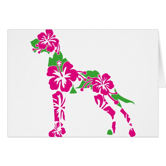 Bluetendogge Hälsningskort (Framsidan Horizontal)