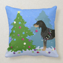 Bluetick Coonhound Decorating Julgran