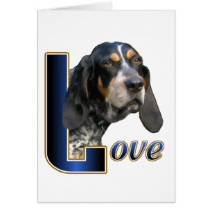 Bluetick Coonhound Gifts Hälsningskort