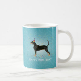 Bluetick Coonhound Grattis på födelsedagen Design Kaffemugg