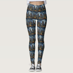 Bluetick Coonhound Halloween Kuslig Leggings