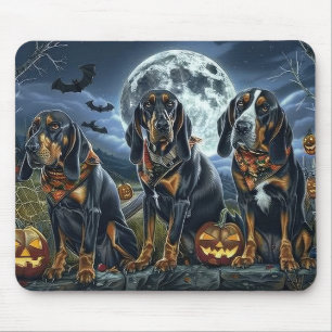 Bluetick Coonhound Halloween Spooky Musmatta