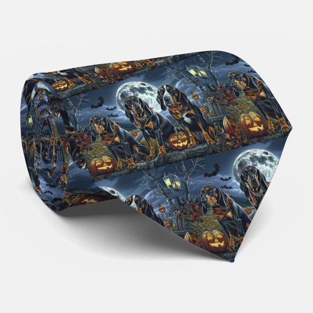 Bluetick Coonhound Halloween Spooky Slips (Rullad)