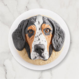Bluetick Coonhound Hund 3D Inspirerad Gåvor Etiketter