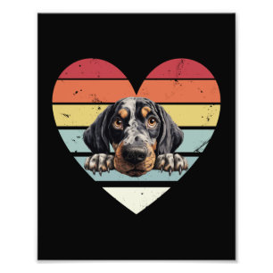 Bluetick Coonhound Hund Fototryck