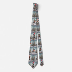 Bluetick Coonhound Hund i Snö jul Slips