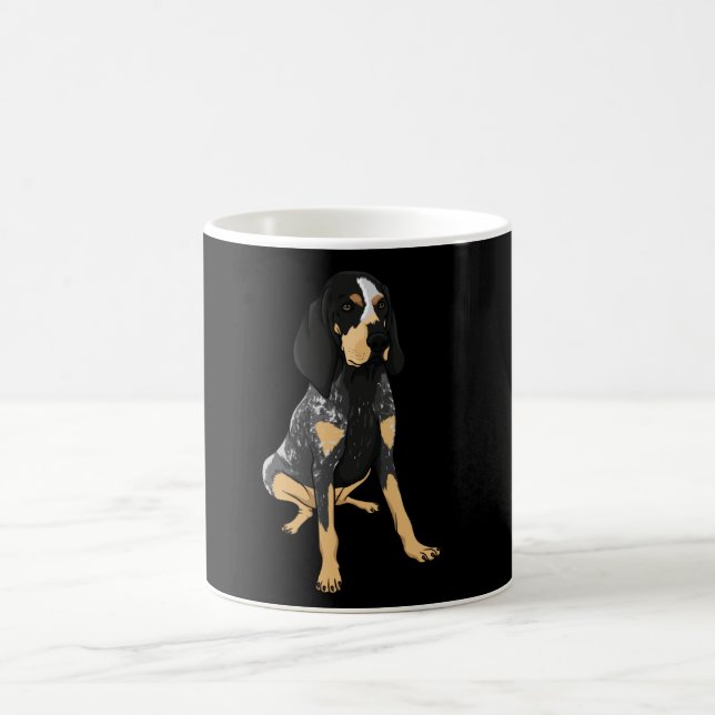 Bluetick Coonhound Hund Kaffemugg (Center)