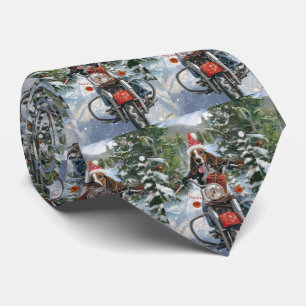 Bluetick Coonhound Hund Riding Motorcle jul Slips