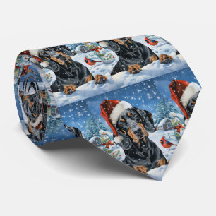 Bluetick Coonhound Hund Winter Wonderland jul Slips