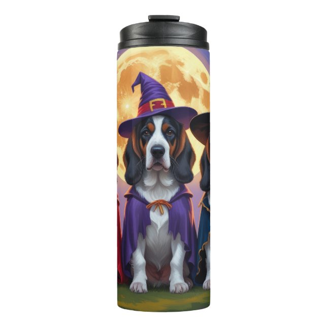 Bluetick Coonhound Hundar Pumpkin Halloween Funny (Framsida)
