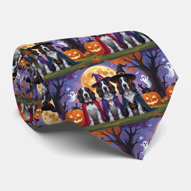 Bluetick Coonhound Hundar Pumpkin Halloween Funny Slips (Rullad)