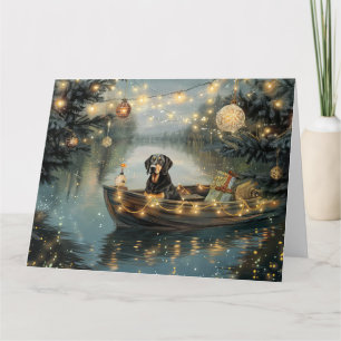 Bluetick Coonhound-julfesten Kort