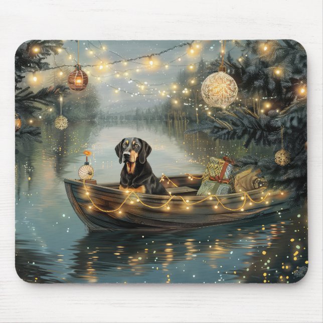 Bluetick Coonhound-julfesten Musmatta (Framsidan)