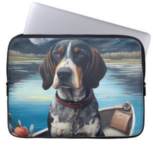 Bluetick Coonhound på en paddel: Ett naturskönt äv Laptop Fodral