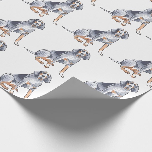 Bluetick Coonhound Presentpapper (Hörn)