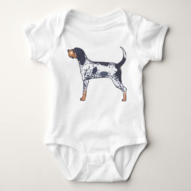 Bluetick Coonhound T Shirt (Framsida)