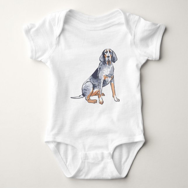Bluetick Coonhound T Shirt (Framsida)