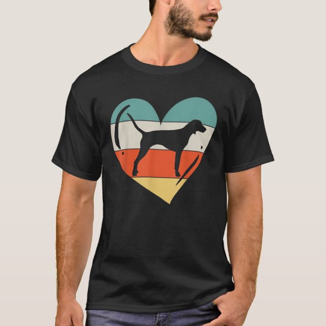 Bluetick Coonhound T Shirt (Framsida)