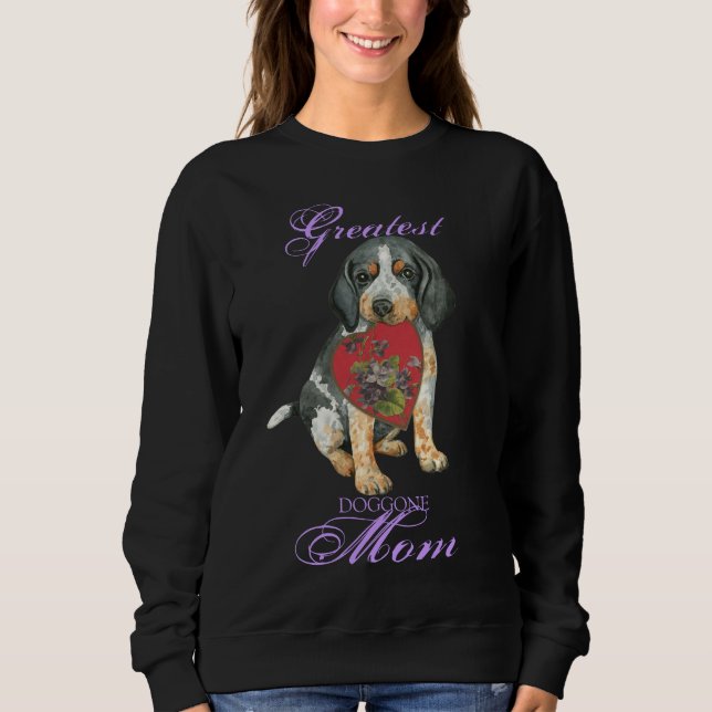 Bluetick Heart Mamma T Shirt (Framsida)