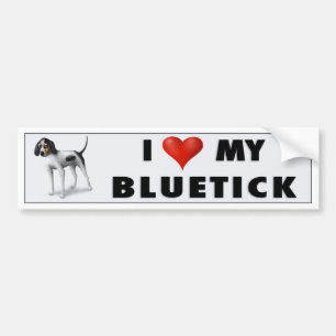 bluetickkärlekklistermärke bildekal