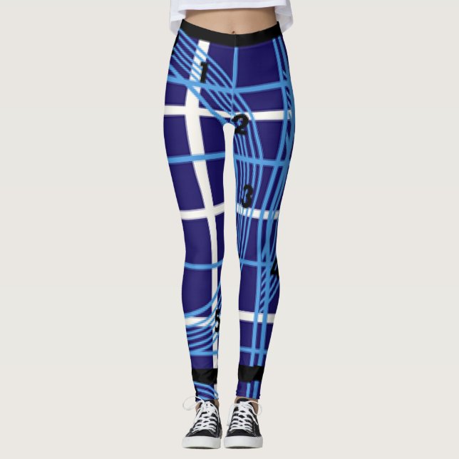 Bluetoksquared Leggings (Framsida)