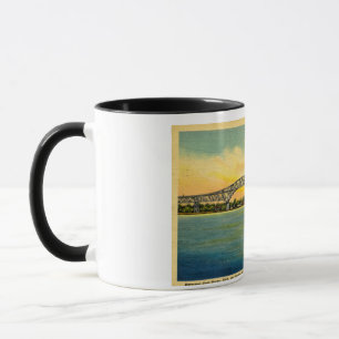 Bluewater överbryggar port Huron Michigan Mugg