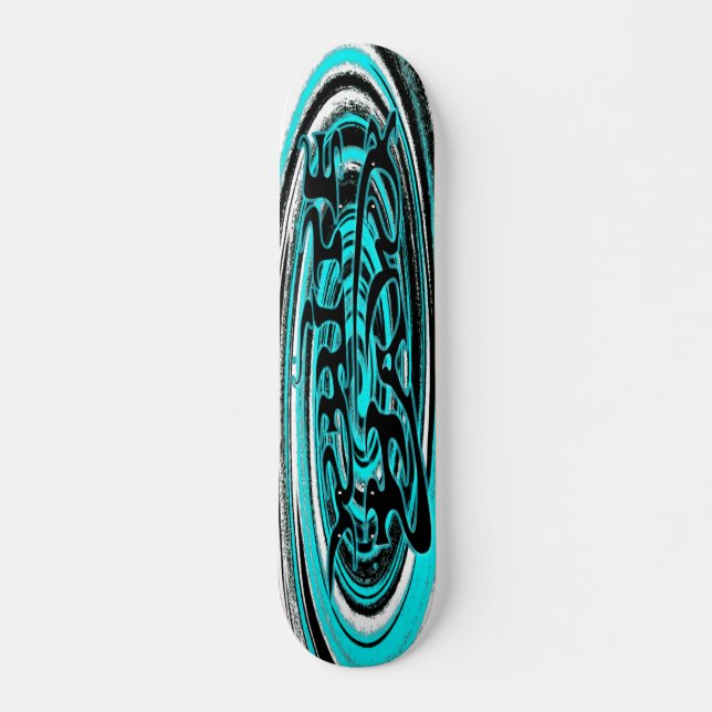 bluewave skateboard bräda 20,5 cm (Framsida)