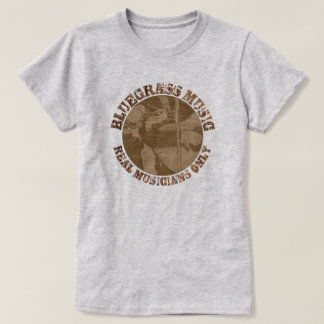 Bluewn Music Real Musician Only Wood Players T Shirt