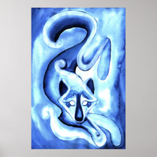 Bluewolf Spirit Poster