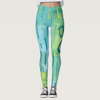 Bluey-grönt #3 Leggings