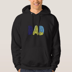 Bluey-Pappa-Morsa-Kärlek Fars dag Hoodie