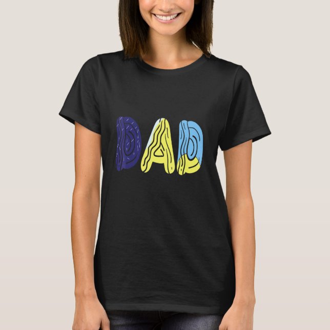 Bluey-Pappa-Morsa-Kärlek Fars dag T Shirt (Framsida)