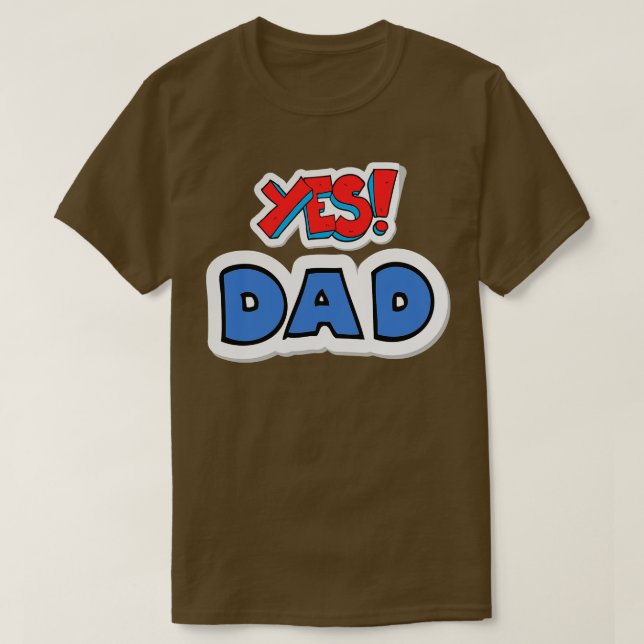 bluey pappa t shirt (Design framsida)
