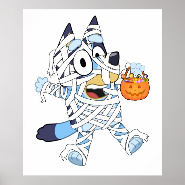 bluey poster (Framsidan)