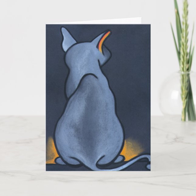 Blue'z katt av Robyn Feeley Kort (Framsida)