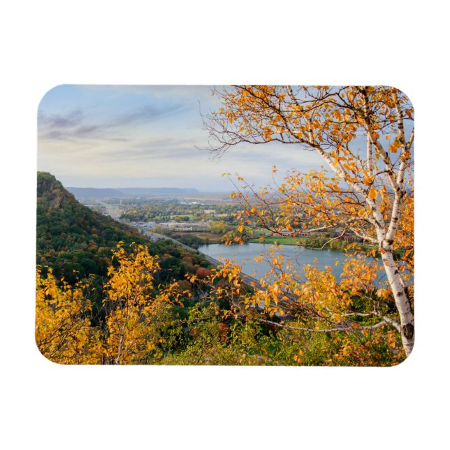 Bluff & Birch Panorama Magnet (Horisontell)