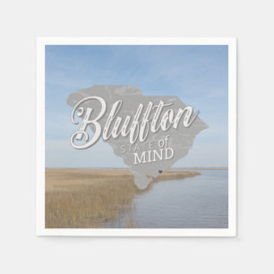 Bluffton sinnestillstånd Lowcountry South Carolina Pappersservett