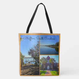 Bluffton South Carolina Lowcountry Collage Tygkasse