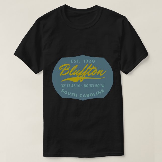 Bluffton, South Carolina T Shirt (Design framsida)