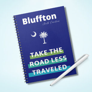 Bluffton South Carolina the Road Less Traveled Anteckningsbok