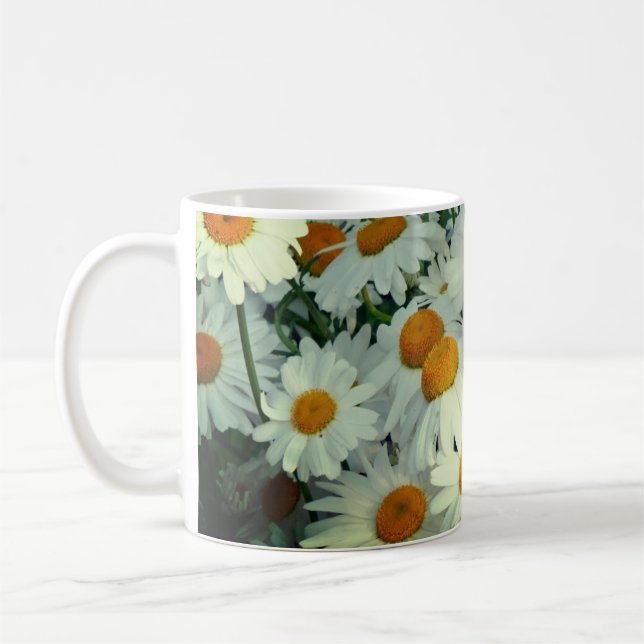 Blühende Gänseblümchen Kaffemugg (Vänster)