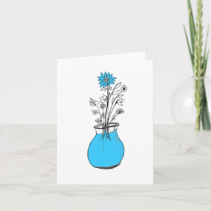 Bluish Hälsning Kort