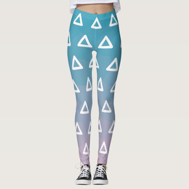 Bluish Lila Leggings (Framsida)